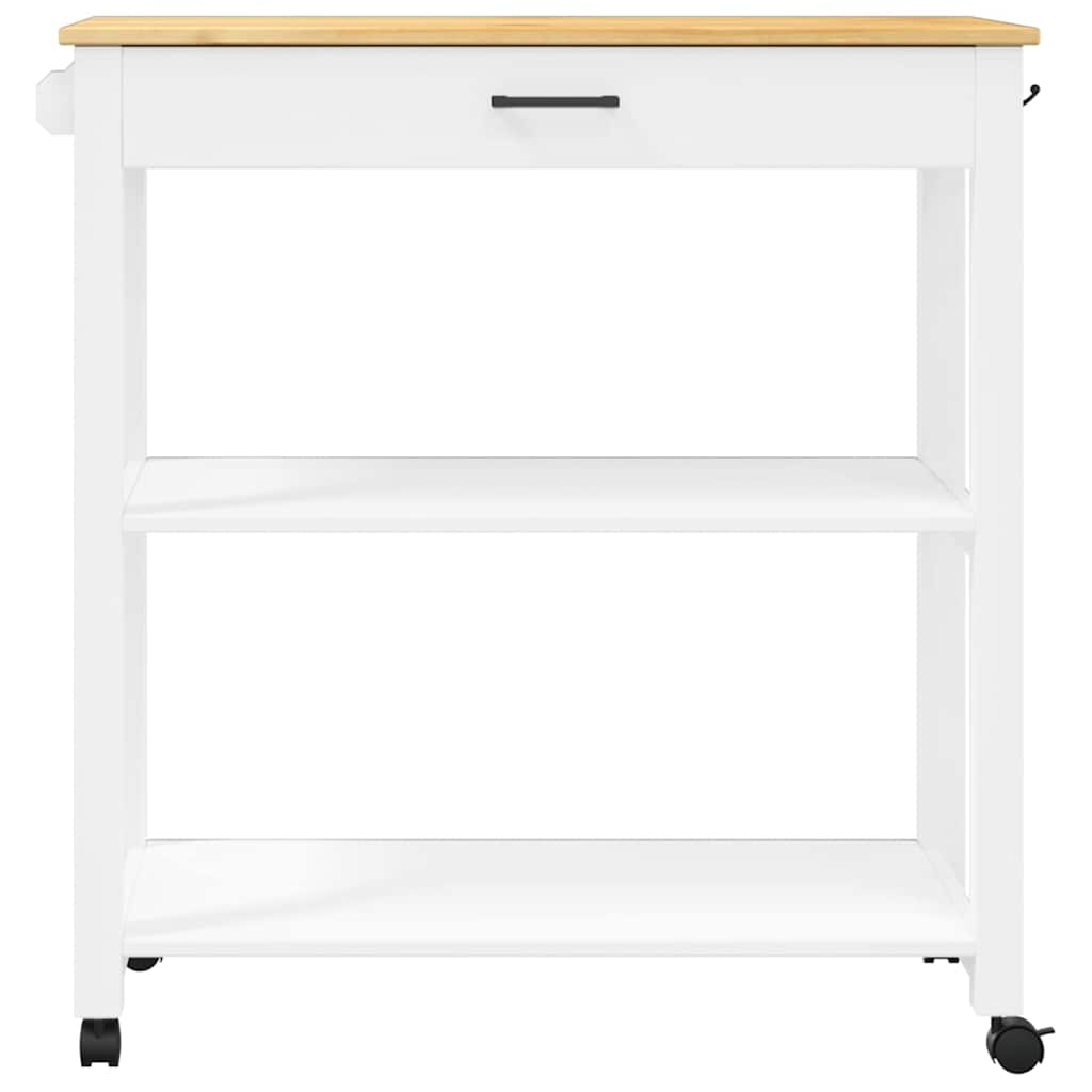 Kjøkkenvogn MONZA 84x40x88,5 cm heltre furu