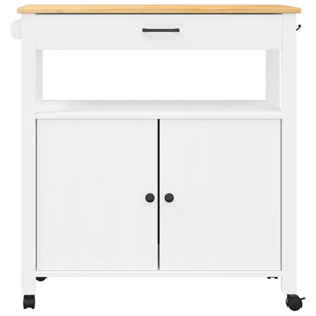 Kjøkkenvogn MONZA 84x40x88,5 cm heltre furu
