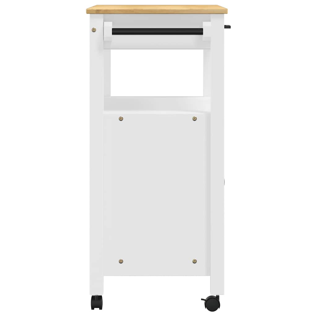Kjøkkenvogn MONZA 84x40x88,5 cm heltre furu