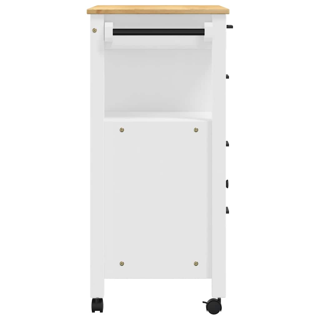 Kjøkkenvogn MONZA 84x40x88,5 cm heltre furu