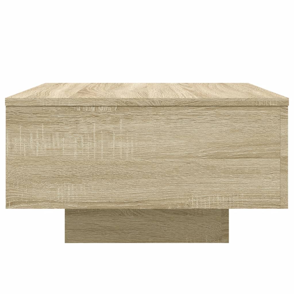 Salongbord sonoma eik 55x55x31 cm konstruert tre