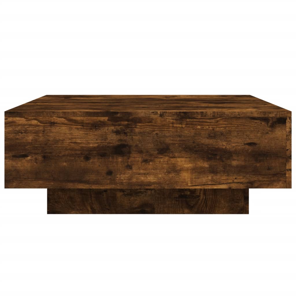 Salongbord sonoma eik 80x80x31 cm konstruert tre