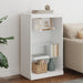 Skjenk med LED-lys hvit 60,5x37x100 cm