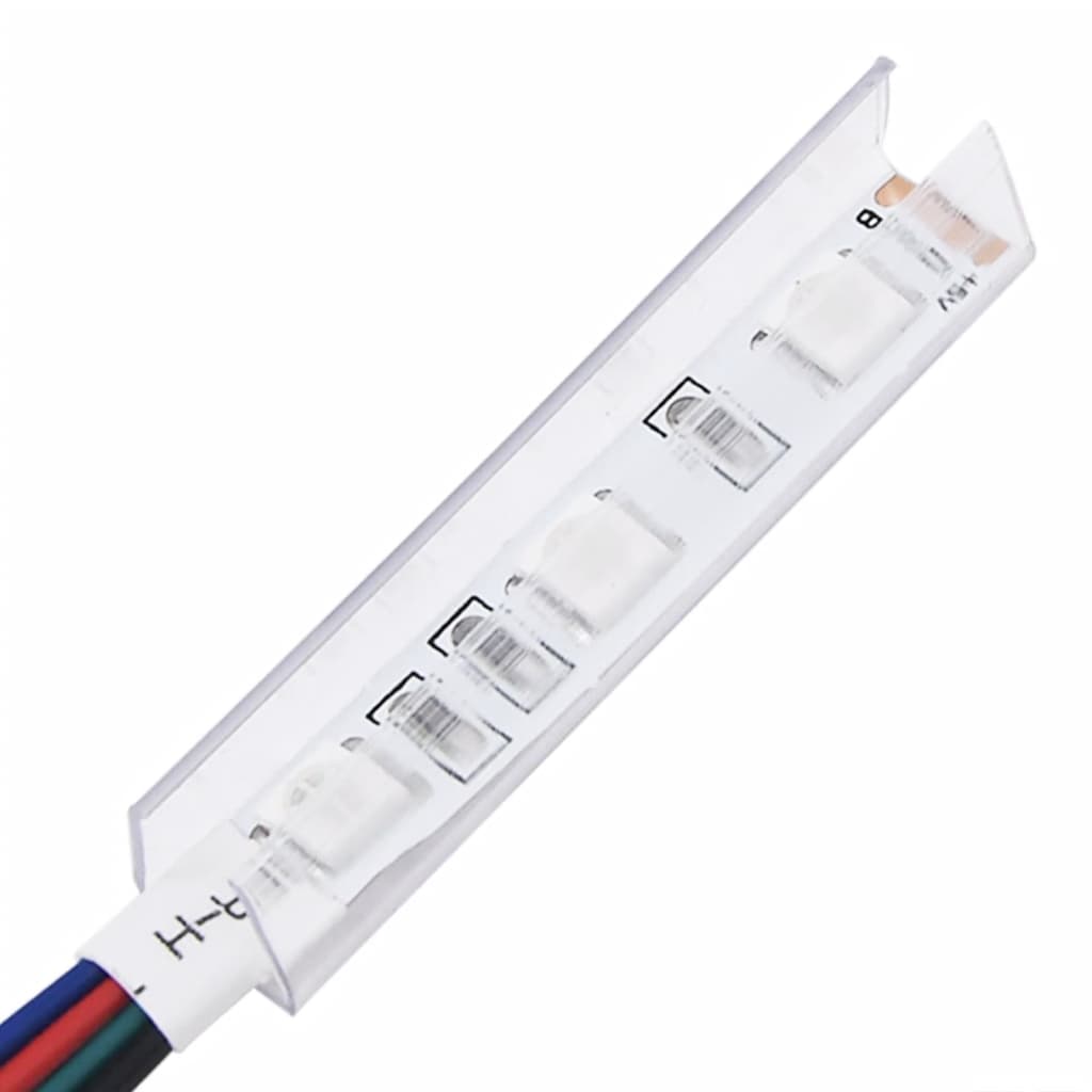 Skjenk med LED-lys svart 41x37x67 cm