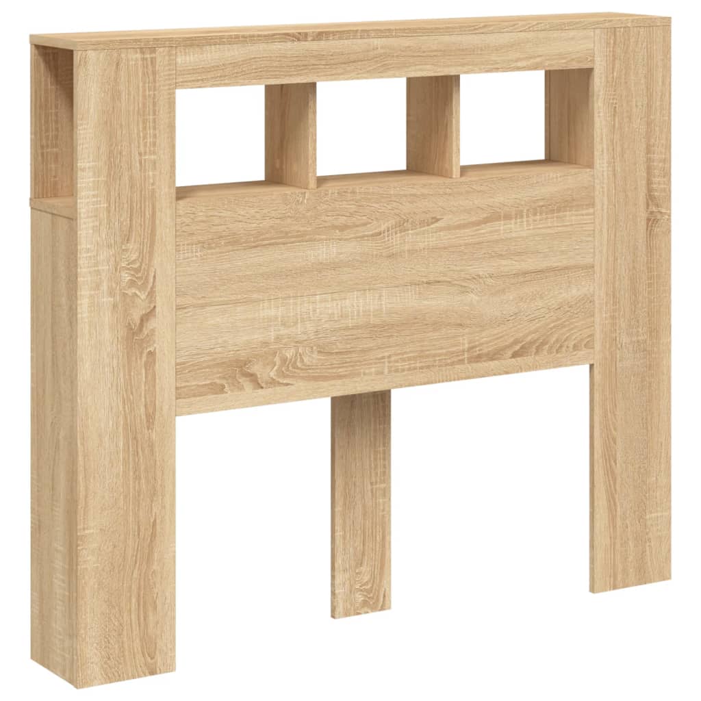 Sengegavl sonoma eik 120x18,5x103,5 cm konstruert tre