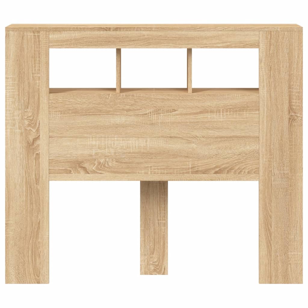 Sengegavl sonoma eik 120x18,5x103,5 cm konstruert tre