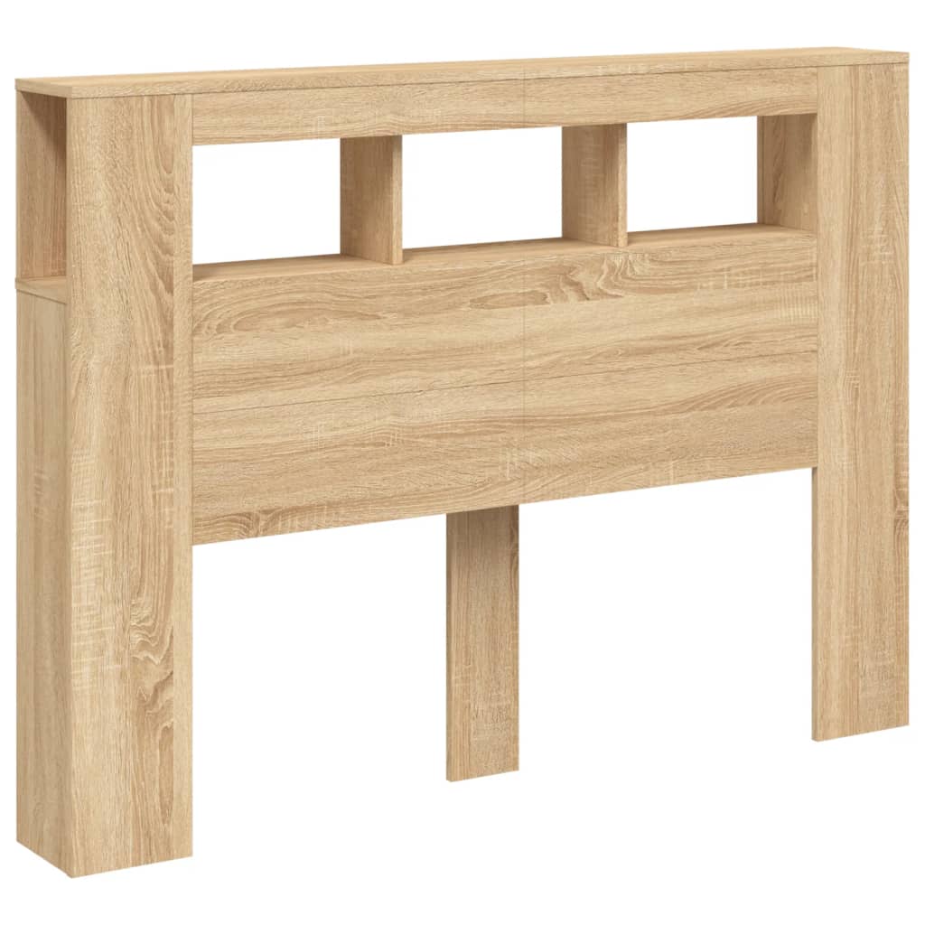 Sengegavl sonoma eik 140x18,5x103,5 cm konstruert tre