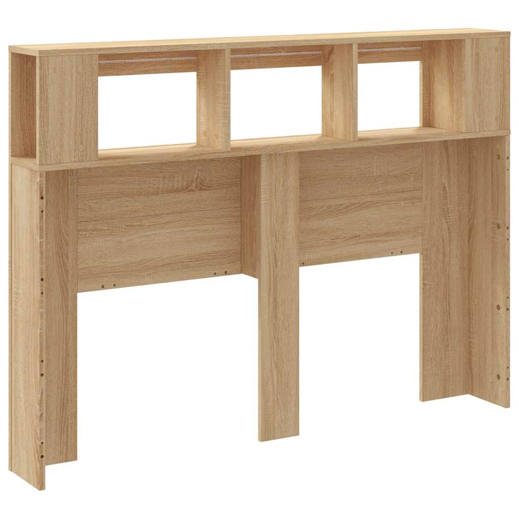 Sengegavl sonoma eik 140x18,5x103,5 cm konstruert tre
