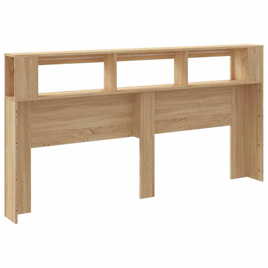 Sengegavl sonoma eik 200x18,5x103,5 cm konstruert tre