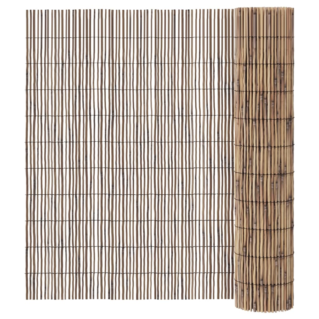 Hagegjerde 600x100 cm siv vidaXL