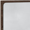 Baderomsspeil med LED brun eik 60x8,5x38 cm konstruert tre