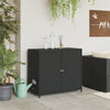 Putekasse svart 83x45x76 cm polyrotting