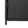 Putekasse svart 83x45x76 cm polyrotting