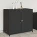 Putekasse svart 83x45x76 cm polyrotting