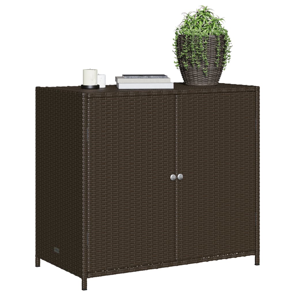 Putekasse brun 83x45x76 cm polyrotting