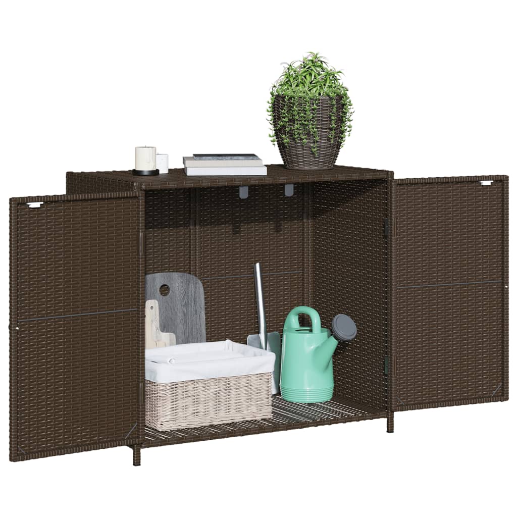 Putekasse brun 83x45x76 cm polyrotting