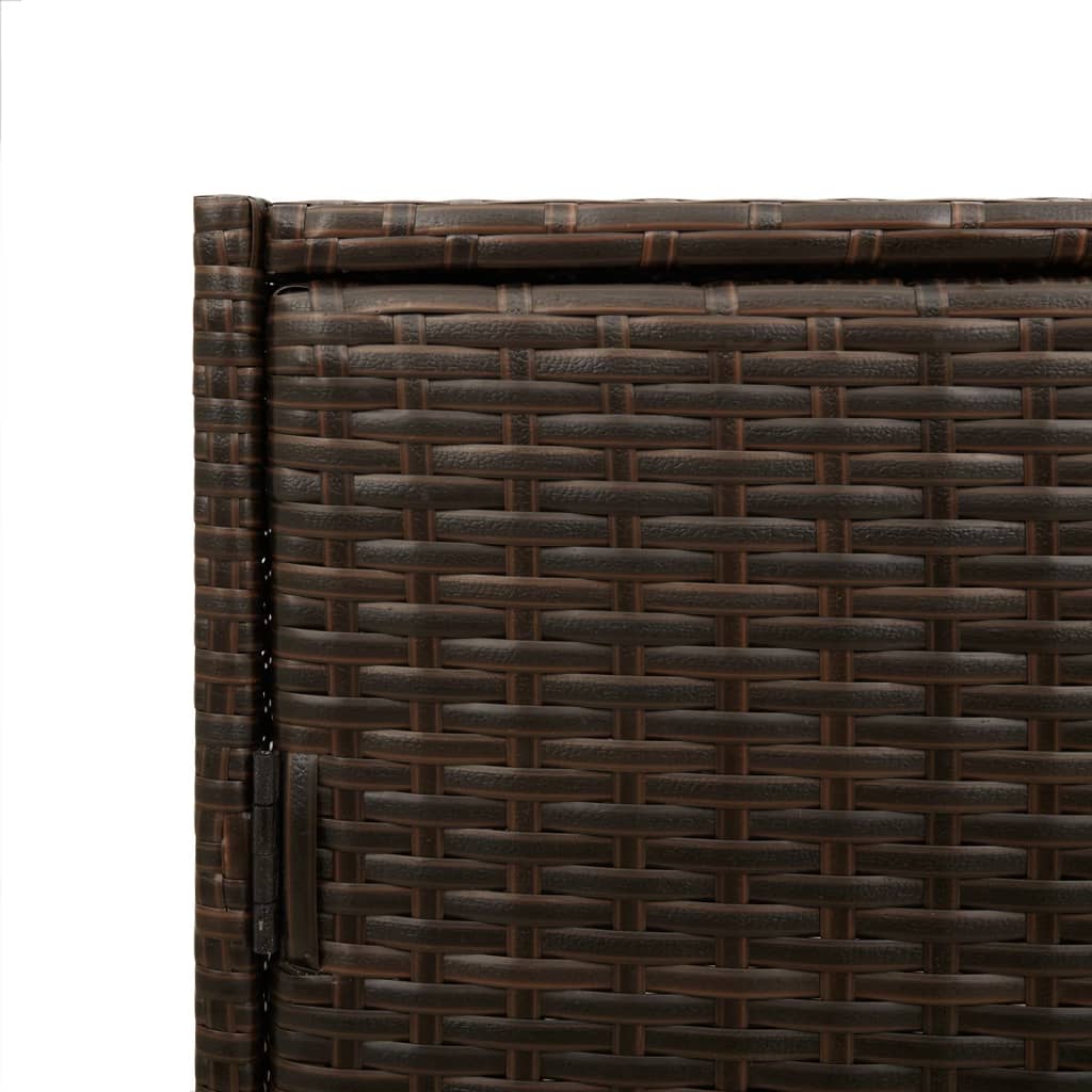 Putekasse brun 83x45x76 cm polyrotting