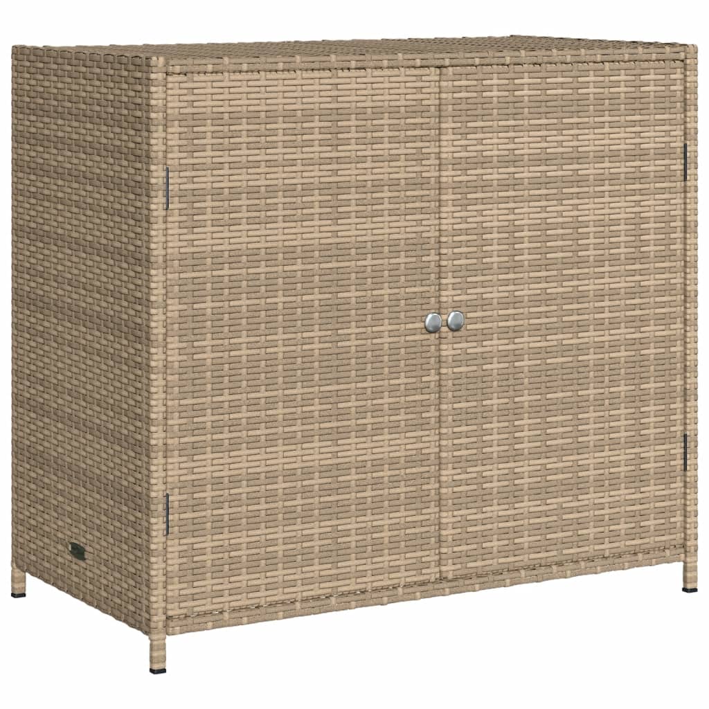 Putekasse beige 83x45x76 cm polyrotting