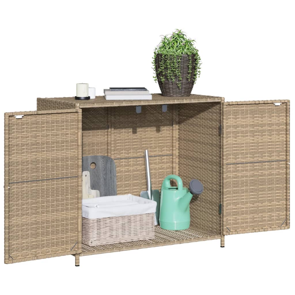 Putekasse beige 83x45x76 cm polyrotting