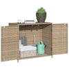 Putekasse beige 83x45x76 cm polyrotting