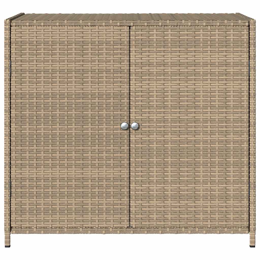 Putekasse beige 83x45x76 cm polyrotting