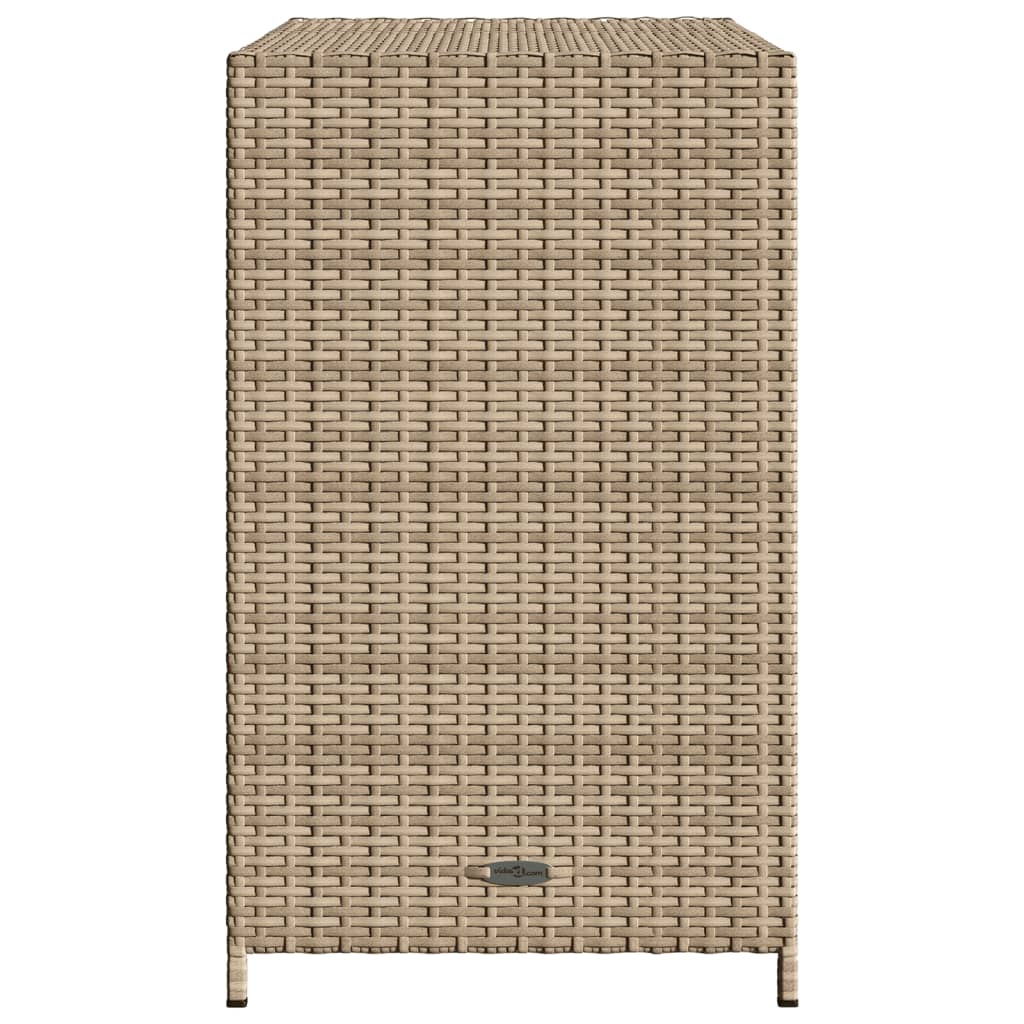 Putekasse beige 83x45x76 cm polyrotting
