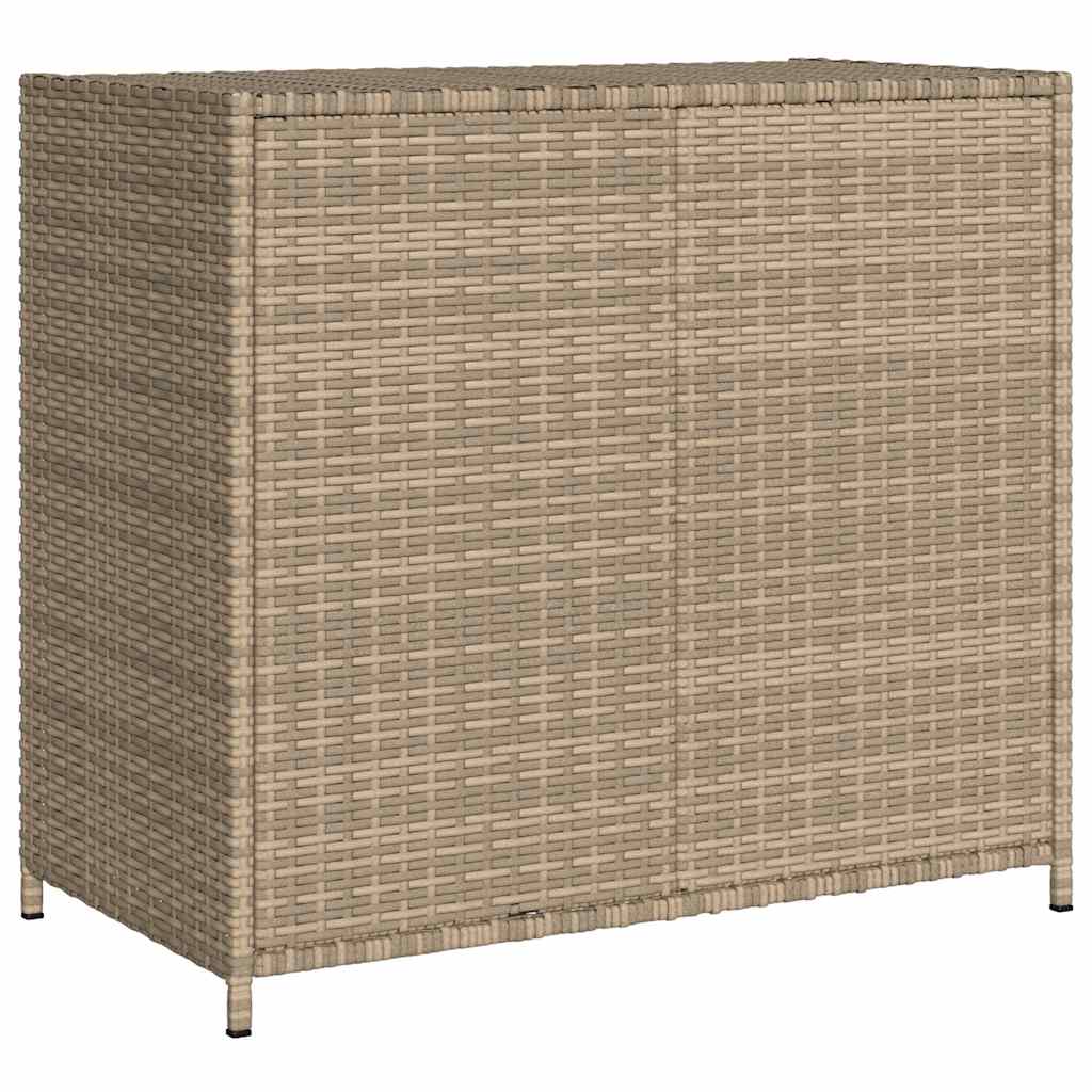 Putekasse beige 83x45x76 cm polyrotting