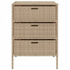 Putekasse beige 55x59x80 cm polyrotting