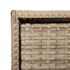 Putekasse beige 55x59x80 cm polyrotting