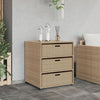 Putekasse beige 55x59x69 cm polyrotting