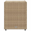 Putekasse beige 55x59x69 cm polyrotting