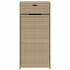 Putekasse beige 55x55x111 cm polyrotting
