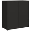 Putekasse svart 105x55x113 cm polyrotting
