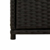 Putekasse svart 105x55x113 cm polyrotting