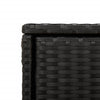 Putekasse svart 105x55x113 cm polyrotting