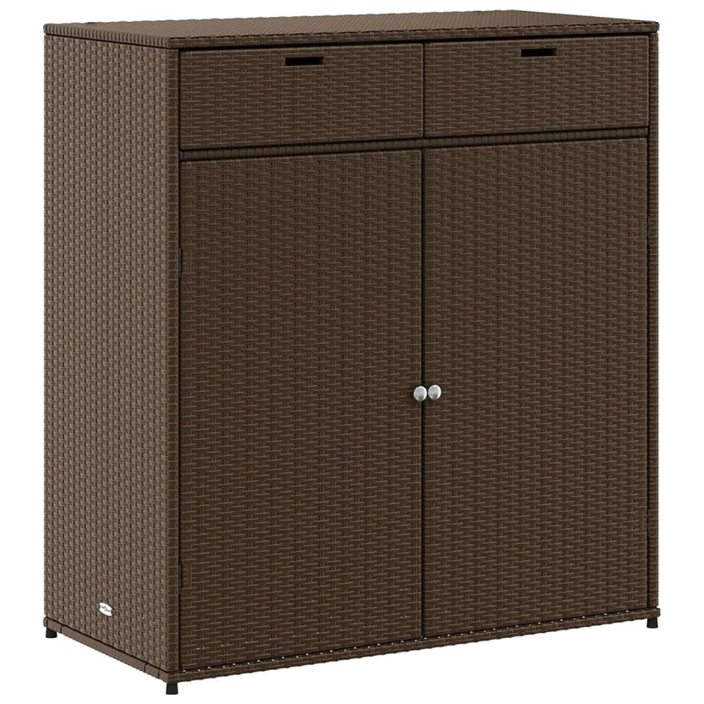 Putekasse brun 105x55x113 cm polyrotting