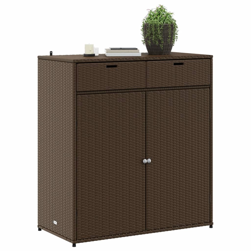 Putekasse brun 105x55x113 cm polyrotting