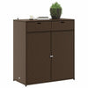 Putekasse brun 105x55x113 cm polyrotting