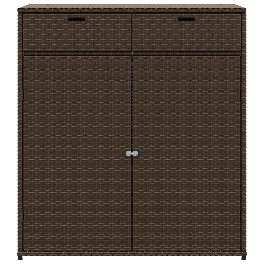 Putekasse brun 105x55x113 cm polyrotting