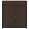 Putekasse brun 105x55x113 cm polyrotting
