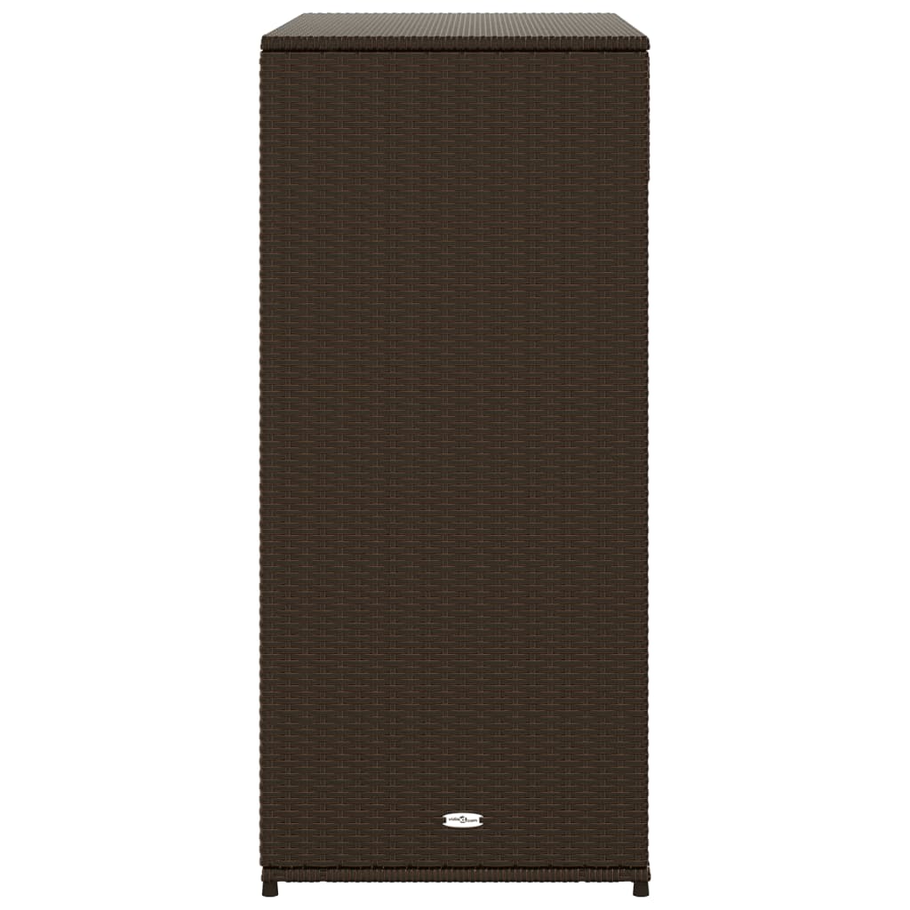 Putekasse brun 105x55x113 cm polyrotting