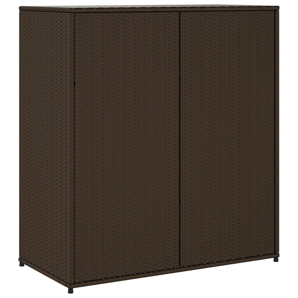 Putekasse brun 105x55x113 cm polyrotting