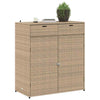 Putekasse beige 105x55x113 cm polyrotting