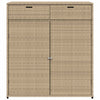 Putekasse beige 105x55x113 cm polyrotting