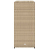 Putekasse beige 105x55x113 cm polyrotting