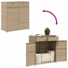 Putekasse beige 105x55x113 cm polyrotting