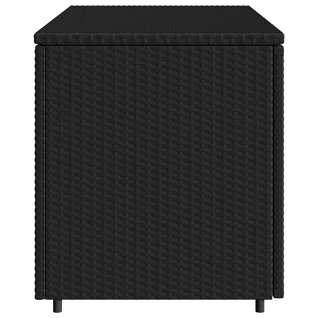 Putekasse svart 110x55x60,5 cm polyrotting