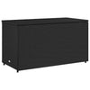 Putekasse svart 110x55x60,5 cm polyrotting