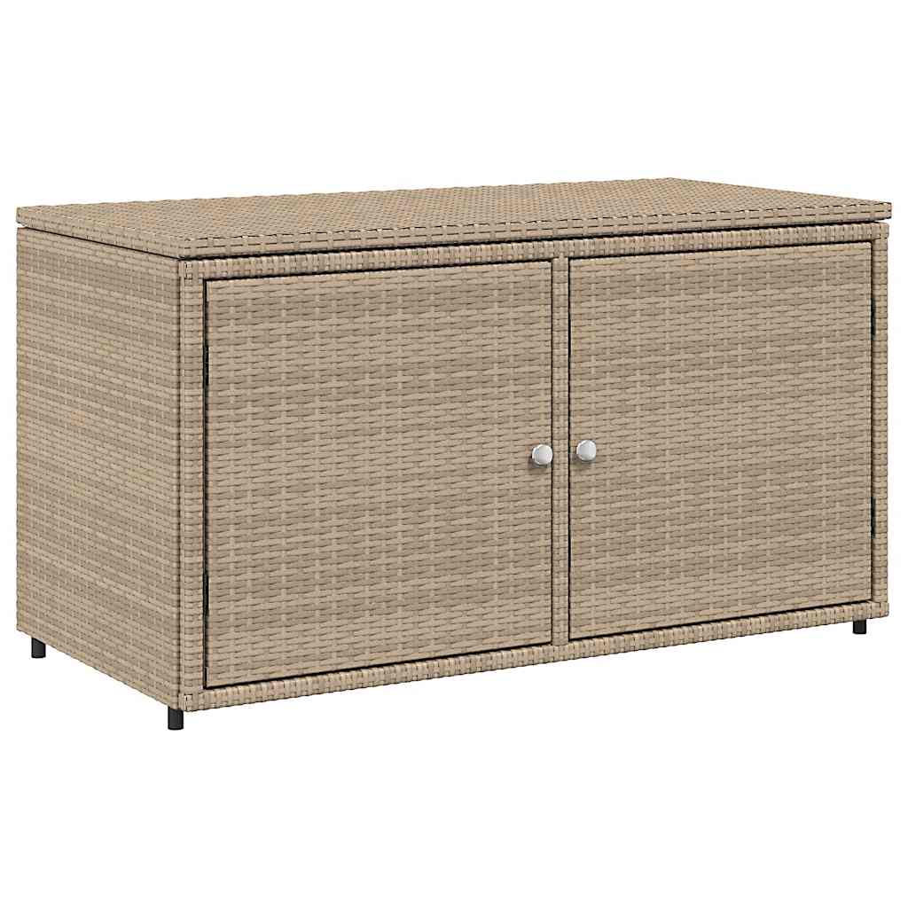 Putekasse beige 110x55x60,5 cm polyrotting