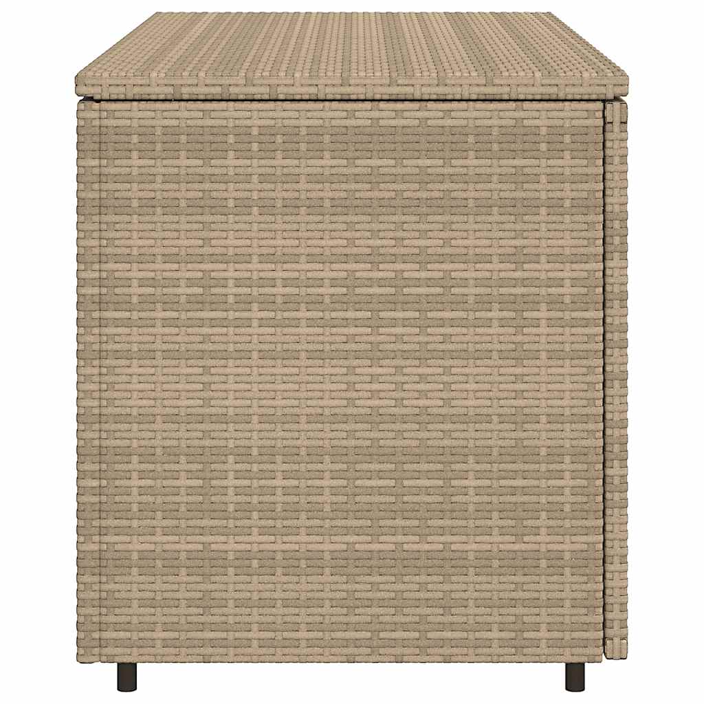 Putekasse beige 110x55x60,5 cm polyrotting